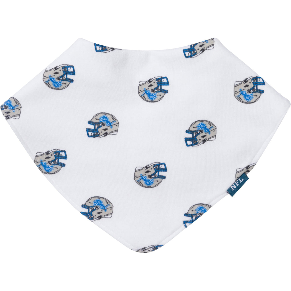 3-Pack Baby Neutral Detroit Lions Bibs and Burp Cloth Set, view 2