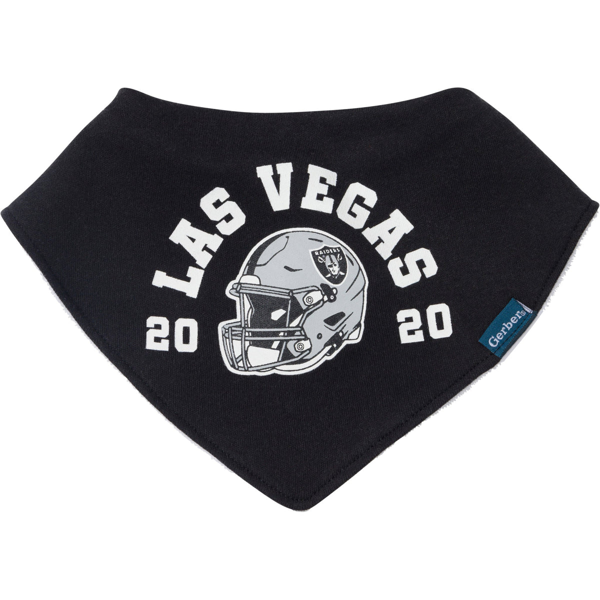 3-Pack Baby Neutral Las Vegas Raiders Bibs and Burp Cloth Set, view 3