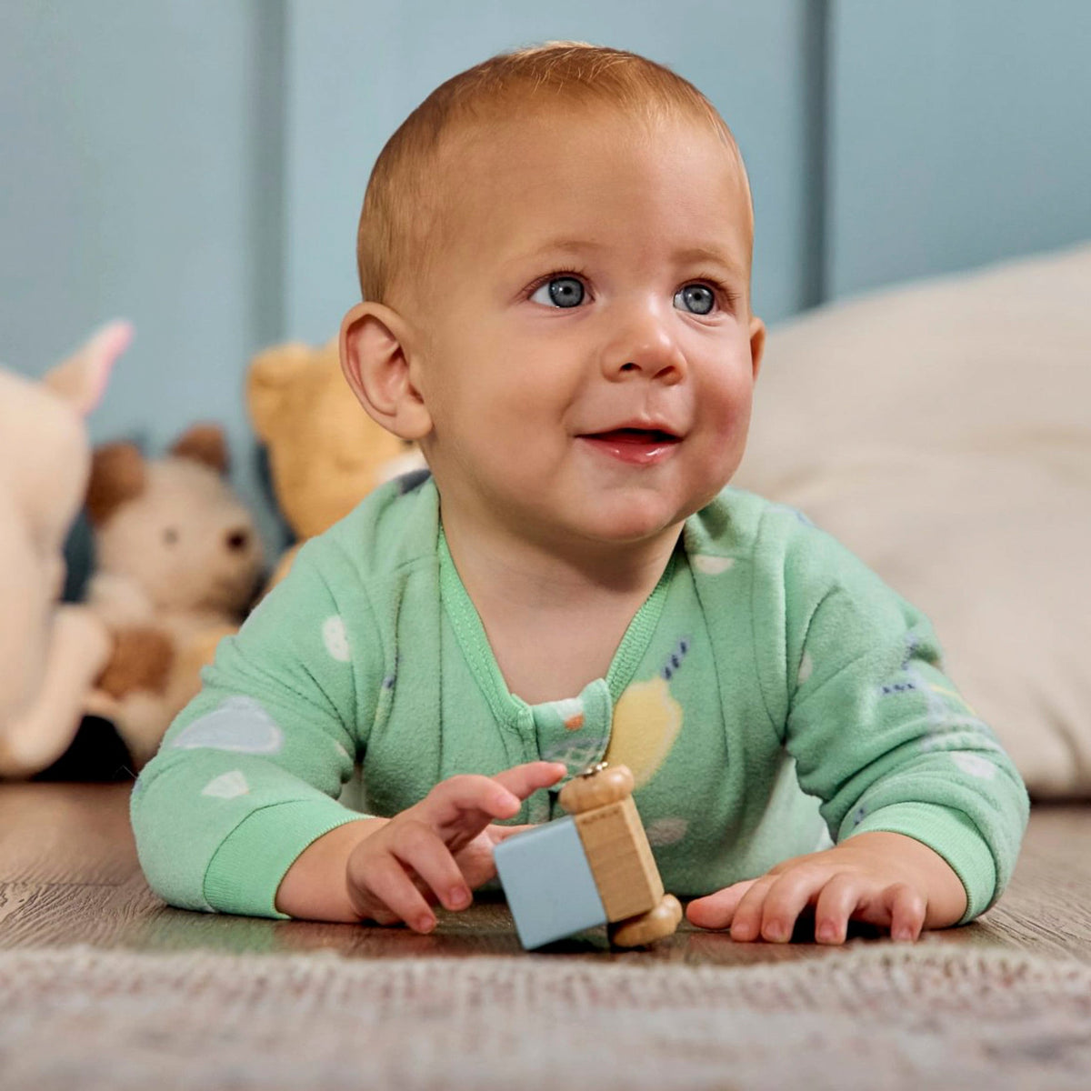 3-Pack Baby & Toddler Neutral Playtime Footed Fleece Pajamas-Gerber Childrenswear Wholesale