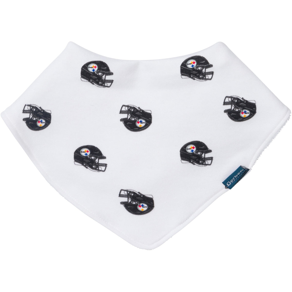 3-Pack Baby Neutral Pittsburgh Steelers Bibs and Burp Cloth Set, view 2