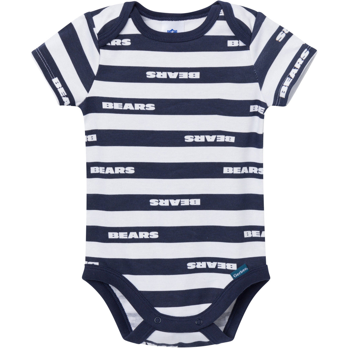 3-Pack Baby Boys Chicago Bears Bodysuit Set, view 3