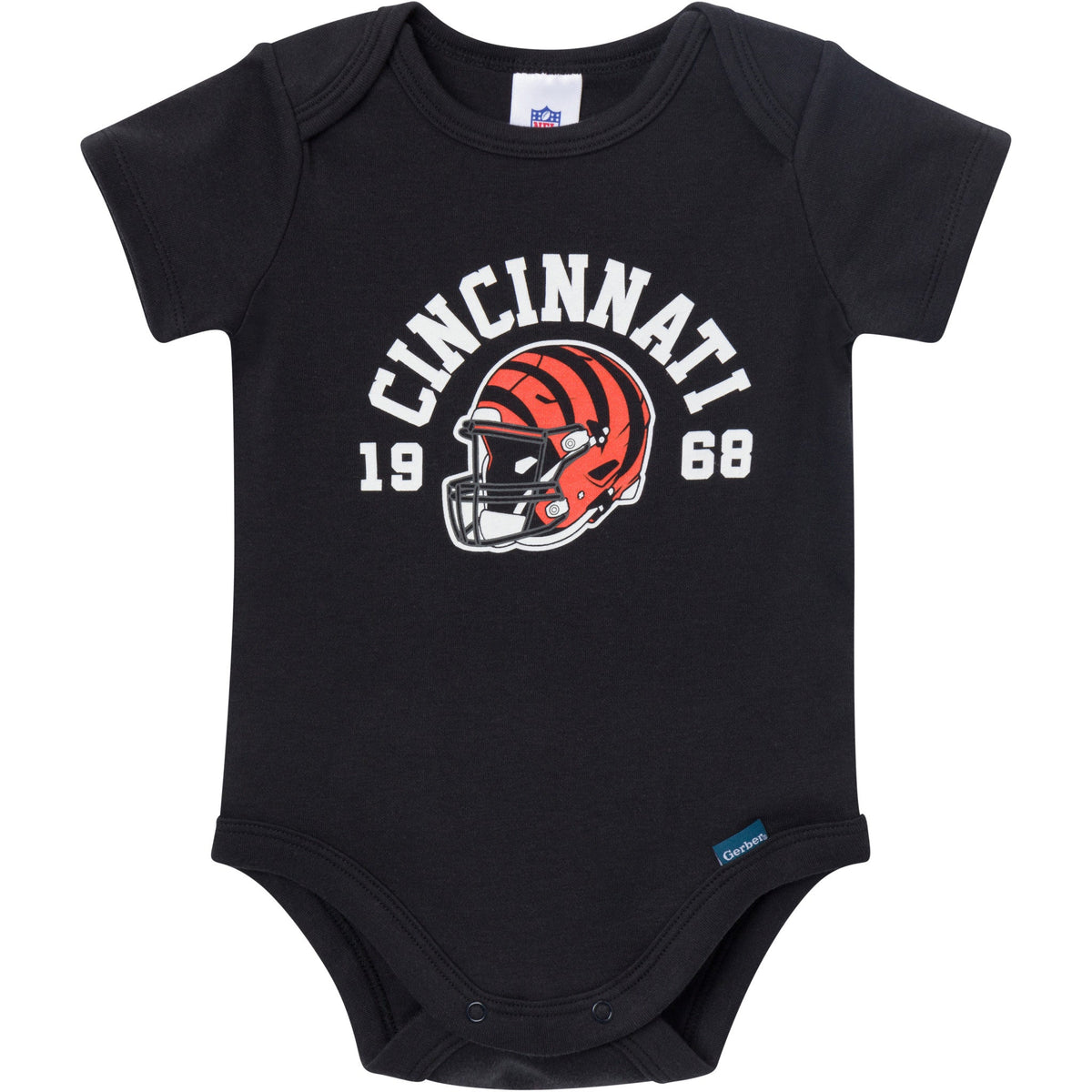 3-Pack Baby Boys Cincinatti Bengals Bodysuit Set, view 4