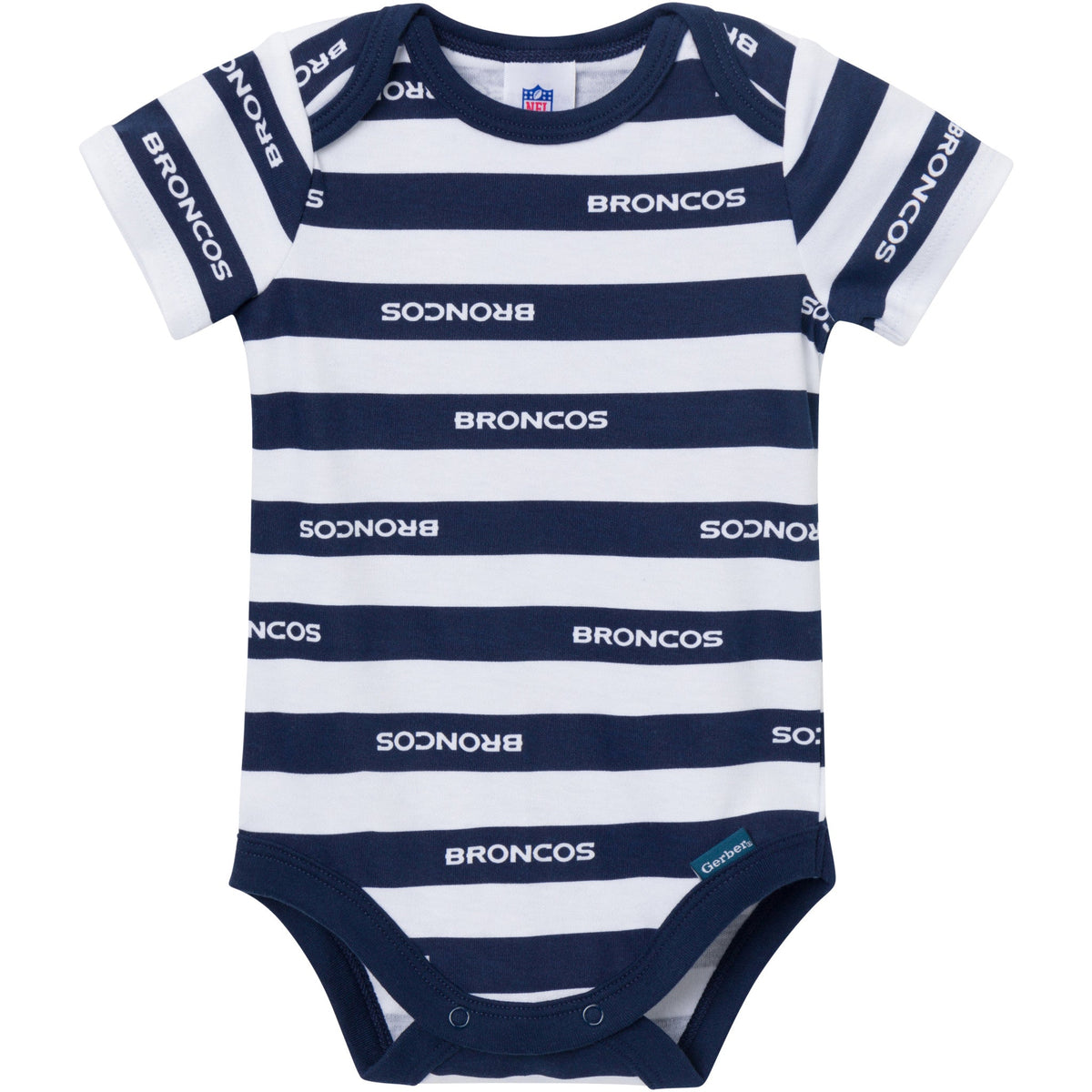 3-Pack Baby Boys Denver Broncos Bodysuit Set, view 3