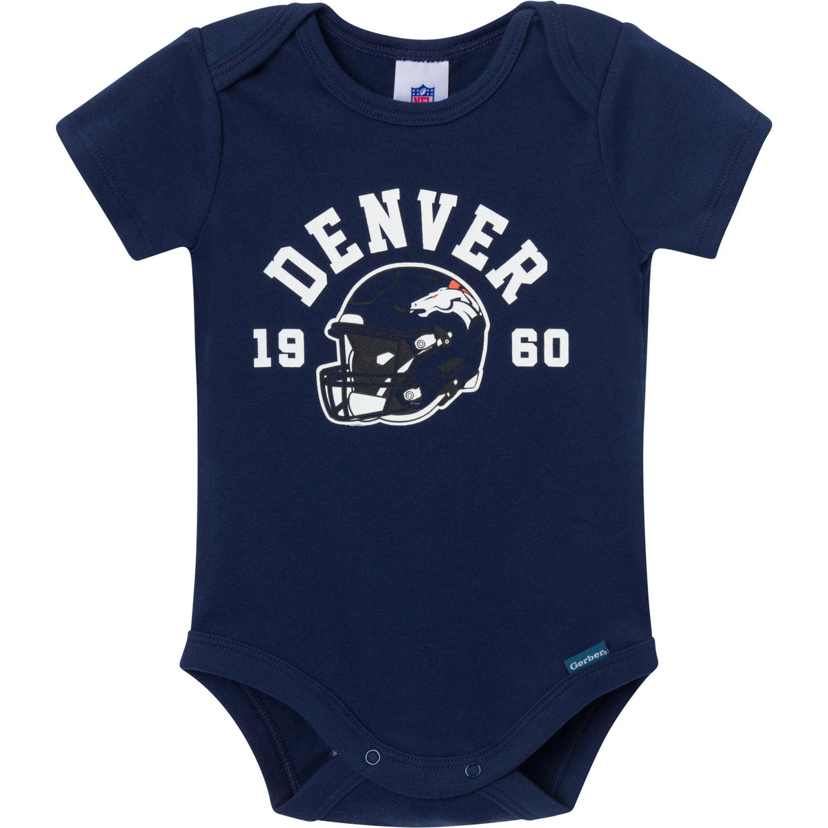 3-Pack Baby Boys Denver Broncos Bodysuit Set, view 4