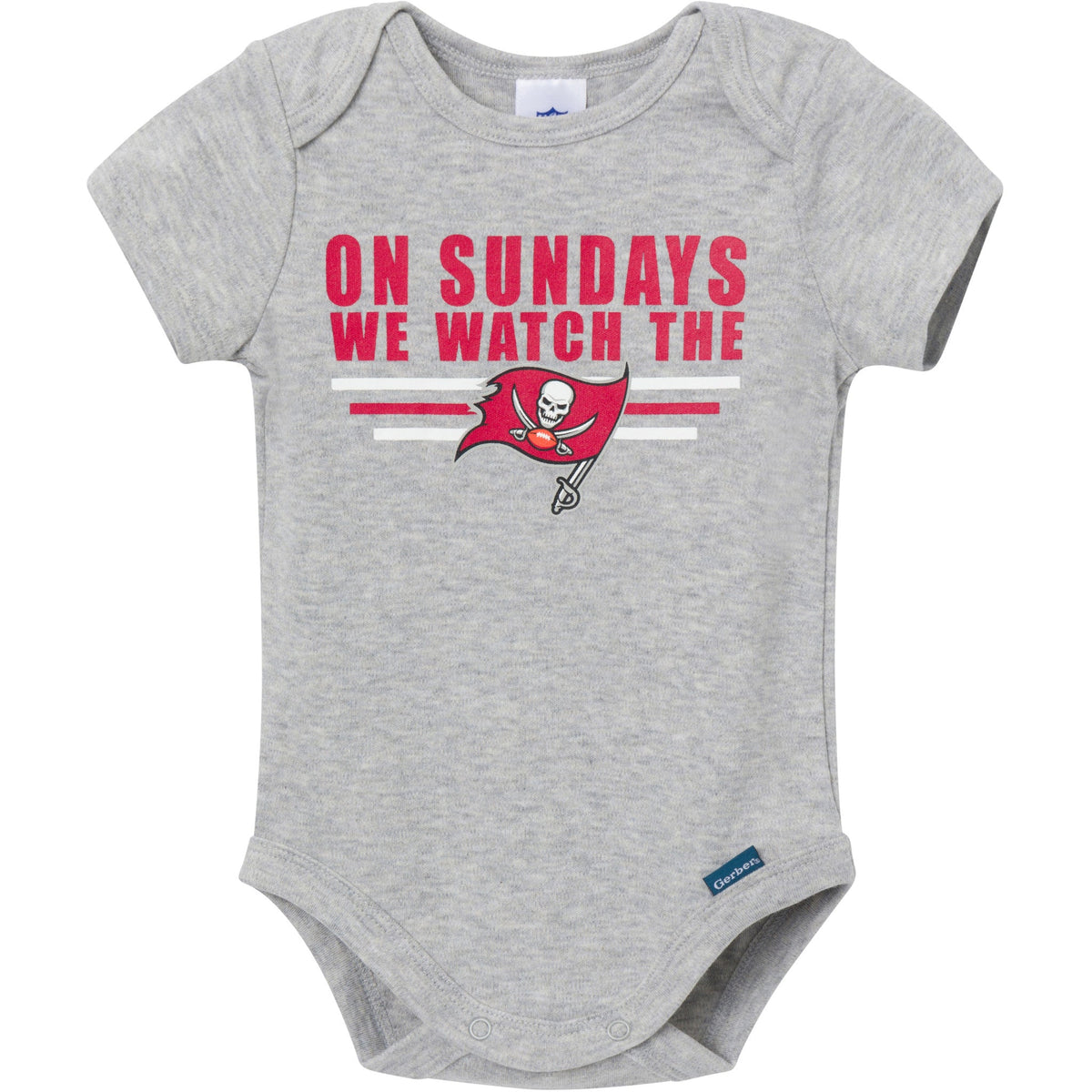 3-Pack Baby Boys Tampa Bay Buccaneers Bodysuit Set, view 2