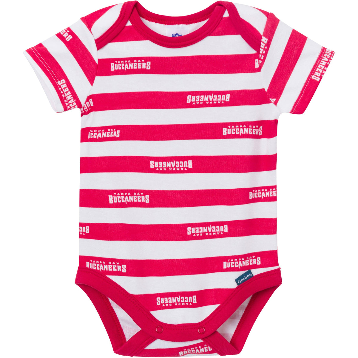 3-Pack Baby Boys Tampa Bay Buccaneers Bodysuit Set, view 3