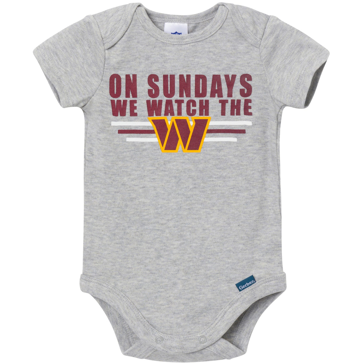 3-Pack Baby Boys Commanders Bodysuit Set, view 2
