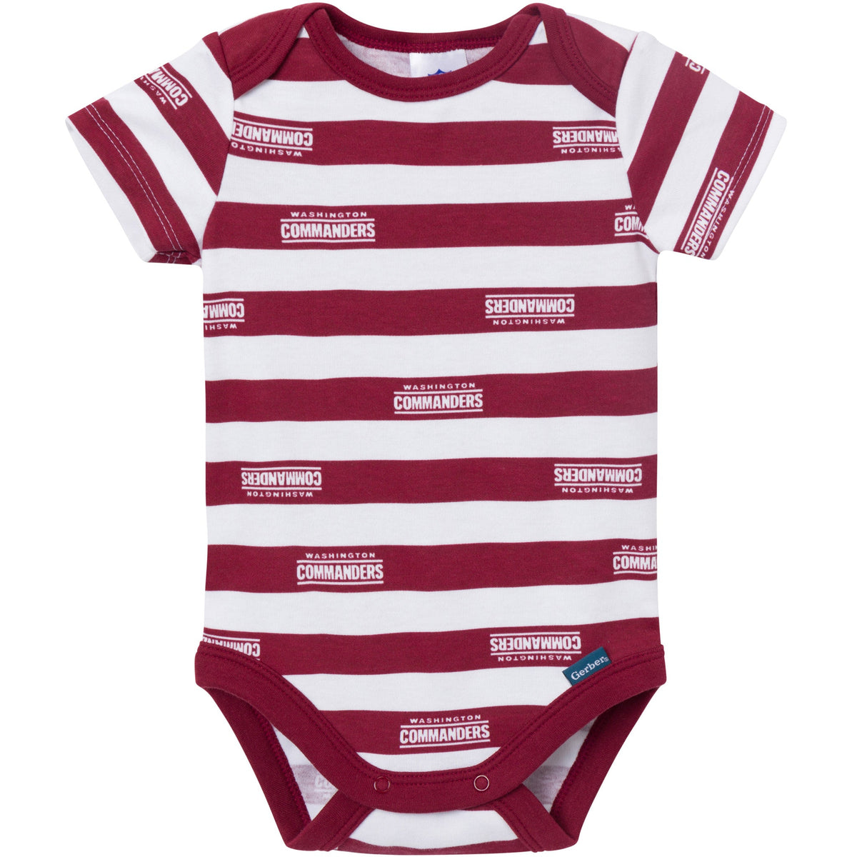 3-Pack Baby Boys Commanders Bodysuit Set, view 3