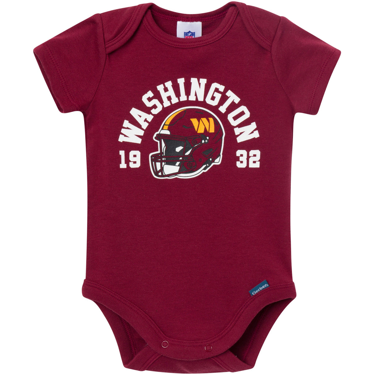 3-Pack Baby Boys Commanders Bodysuit Set, view 4