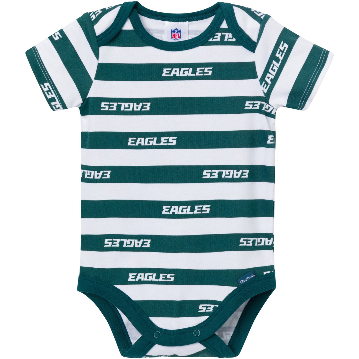 3-Pack Baby Boys Philadelphia Eagles Bodysuit Set, view 3