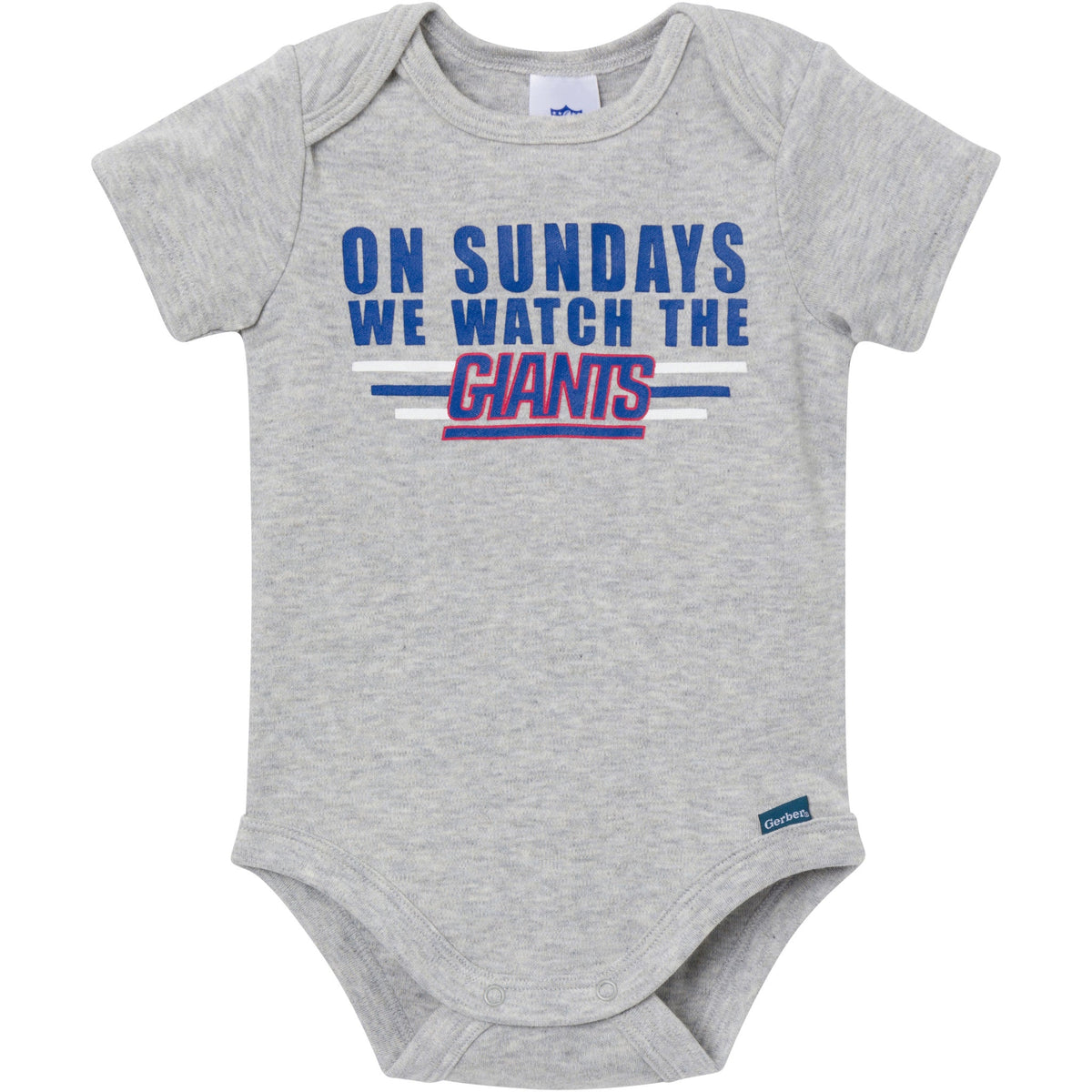 3-Pack Baby Boys New York Giants Bodysuit Set, view 2