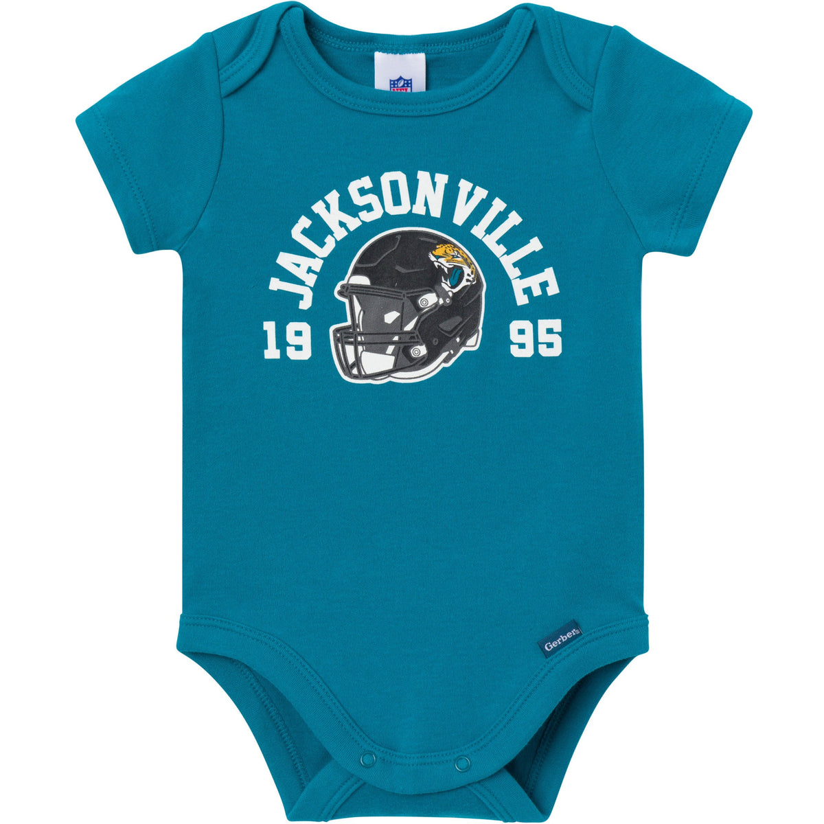 3-Pack Baby Boys Jacksonville Jaguars Bodysuit Set, view 4