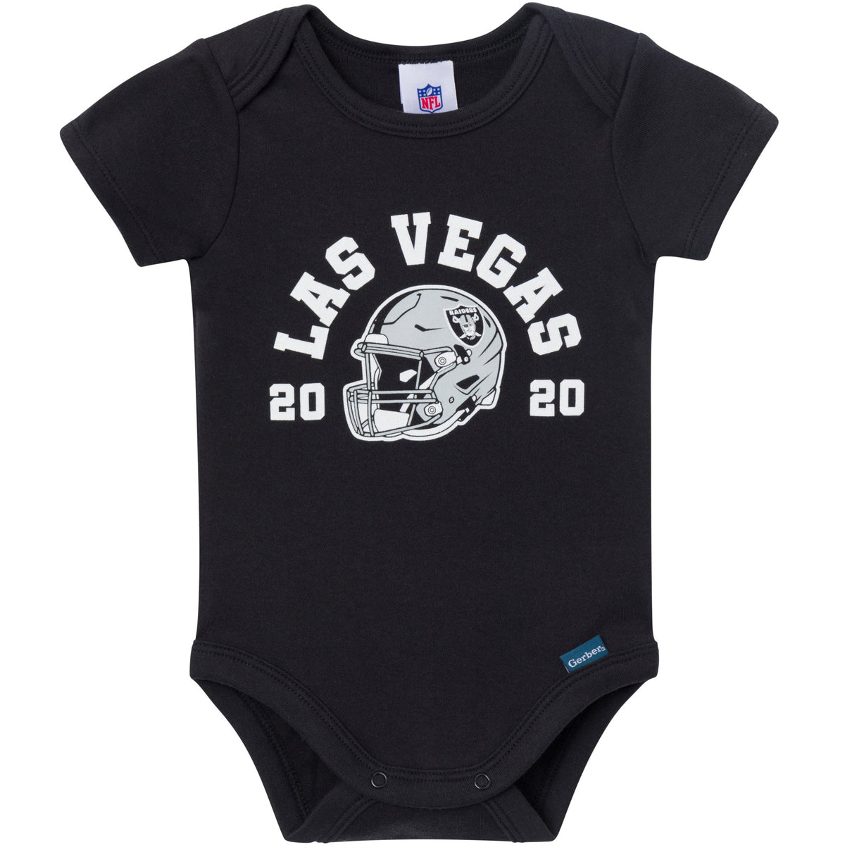 3-Pack Baby Boys Las Vegas Raiders Bodysuit Set, view 4