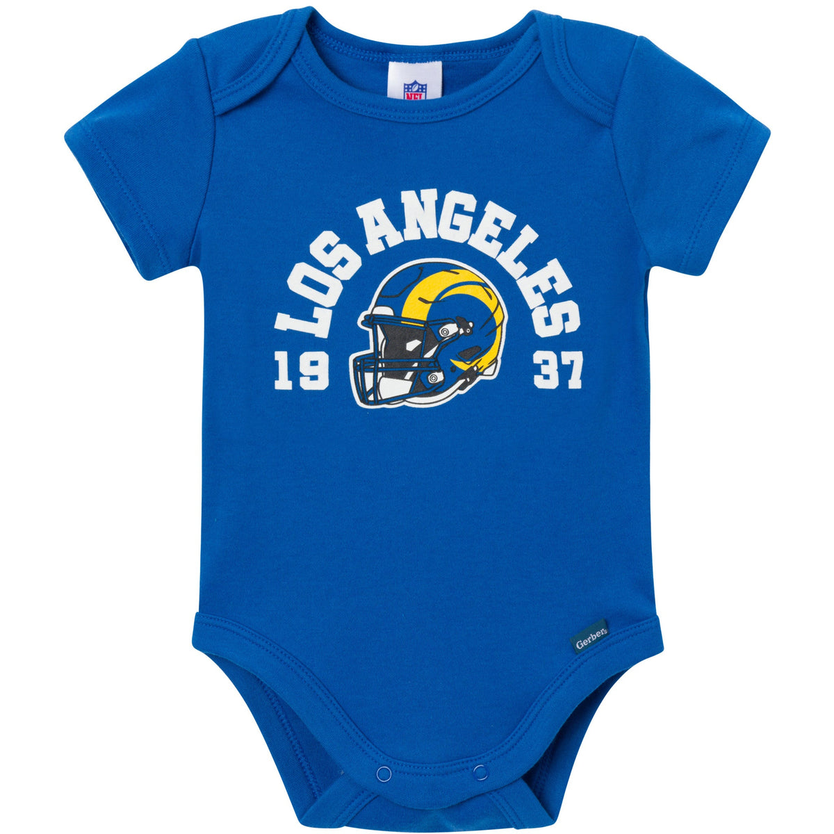 3-Pack Baby Boys Los Angeles Rams Bodysuit Set, view 4