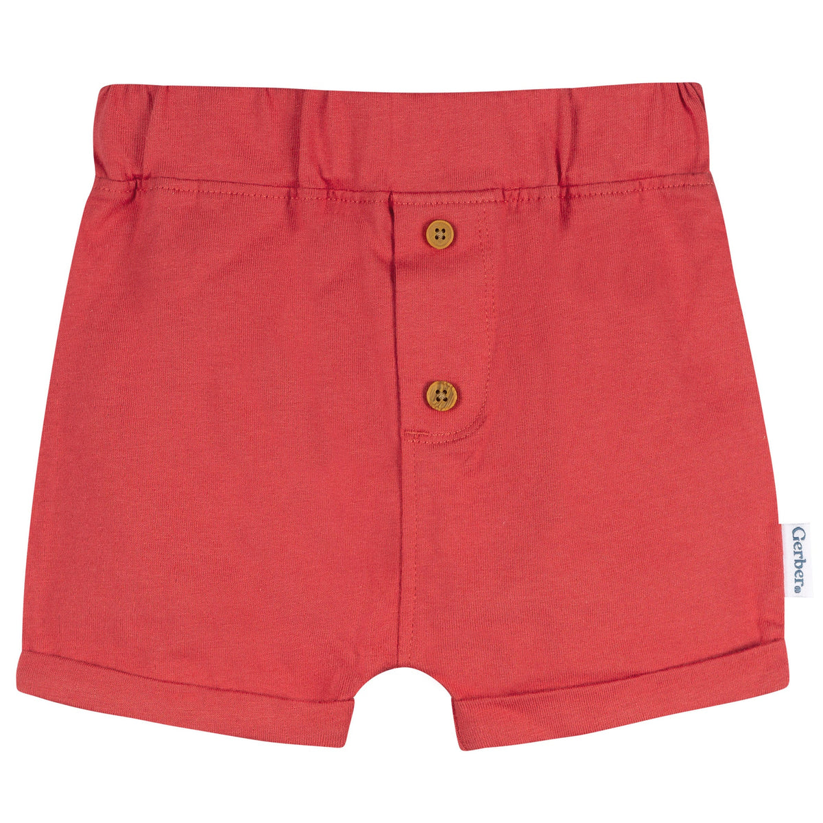 3-Pack Baby Boys Red, White & Blue Shorts-Gerber Childrenswear Wholesale