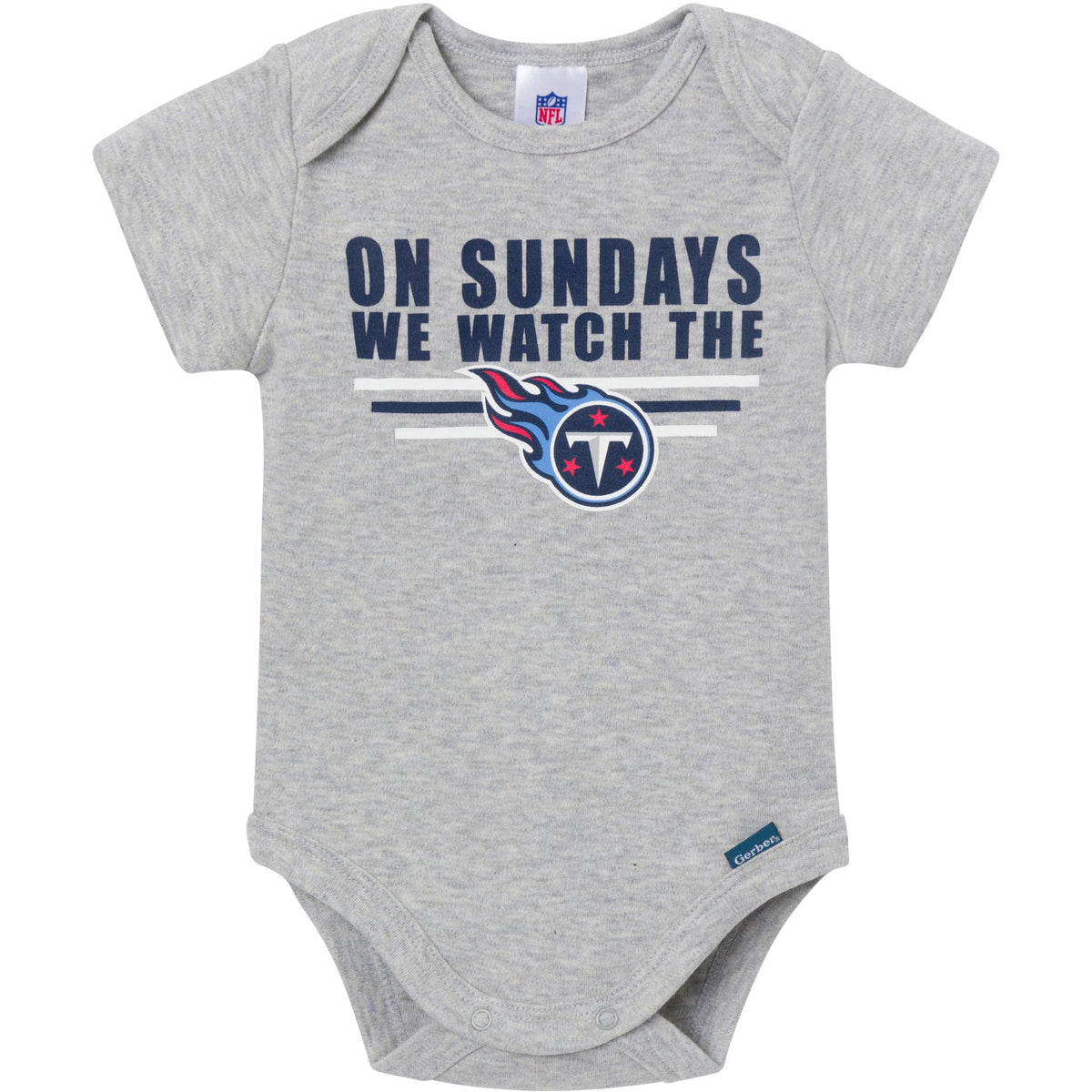 3-Pack Baby Boys Tennessee Titans Bodysuit Set, view 2