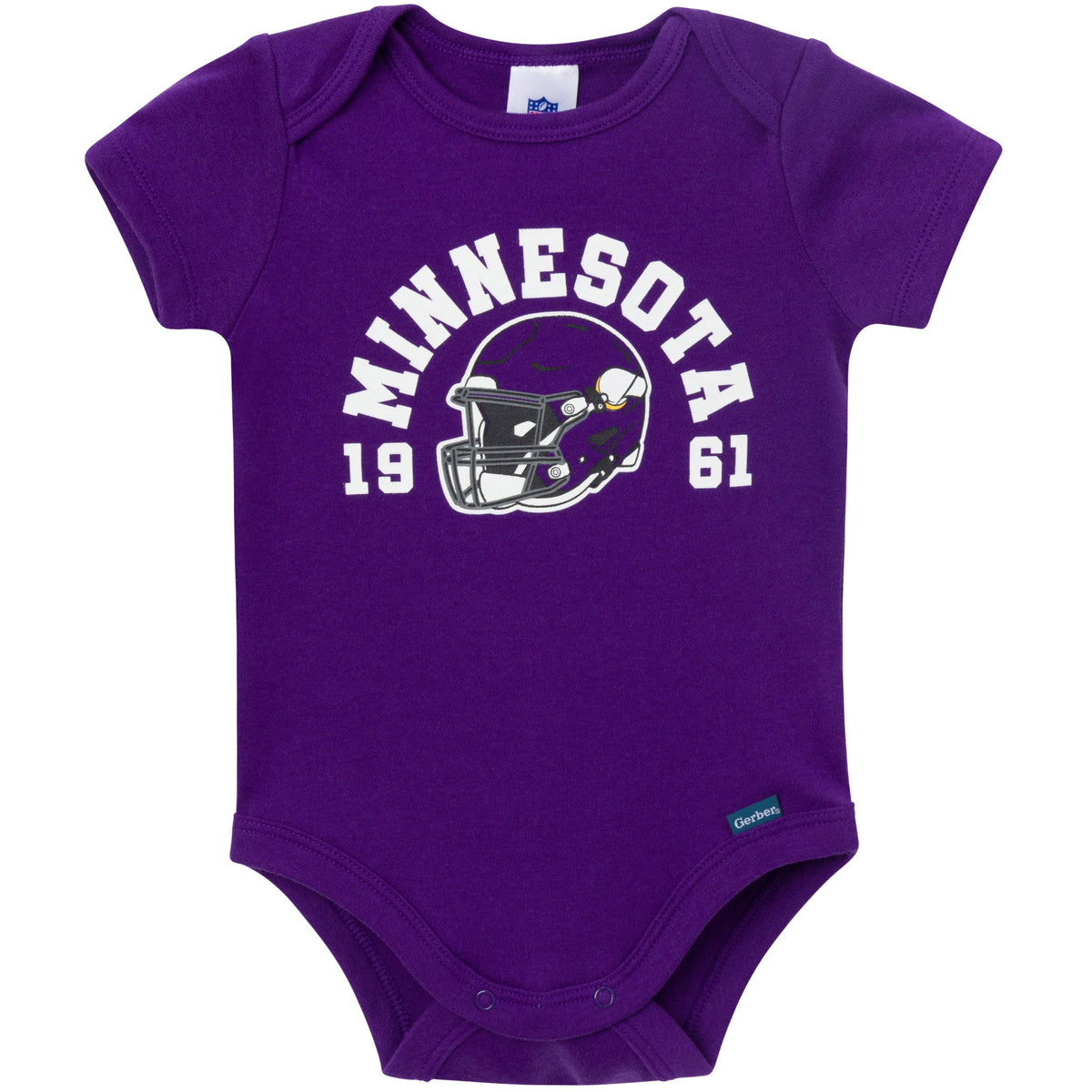 3-Pack Baby Boys Minnesota Vikings Bodysuit Set, view 4