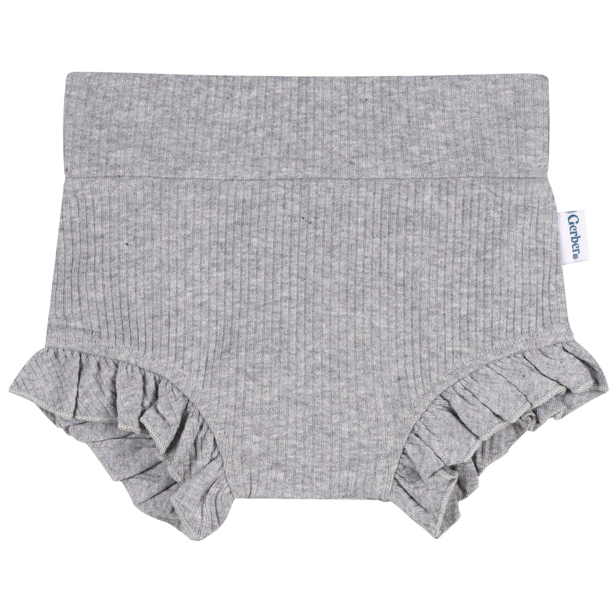 3-Pack Baby Girls Aqua, Gray & Purple Bubble Shorts-Gerber Childrenswear Wholesale