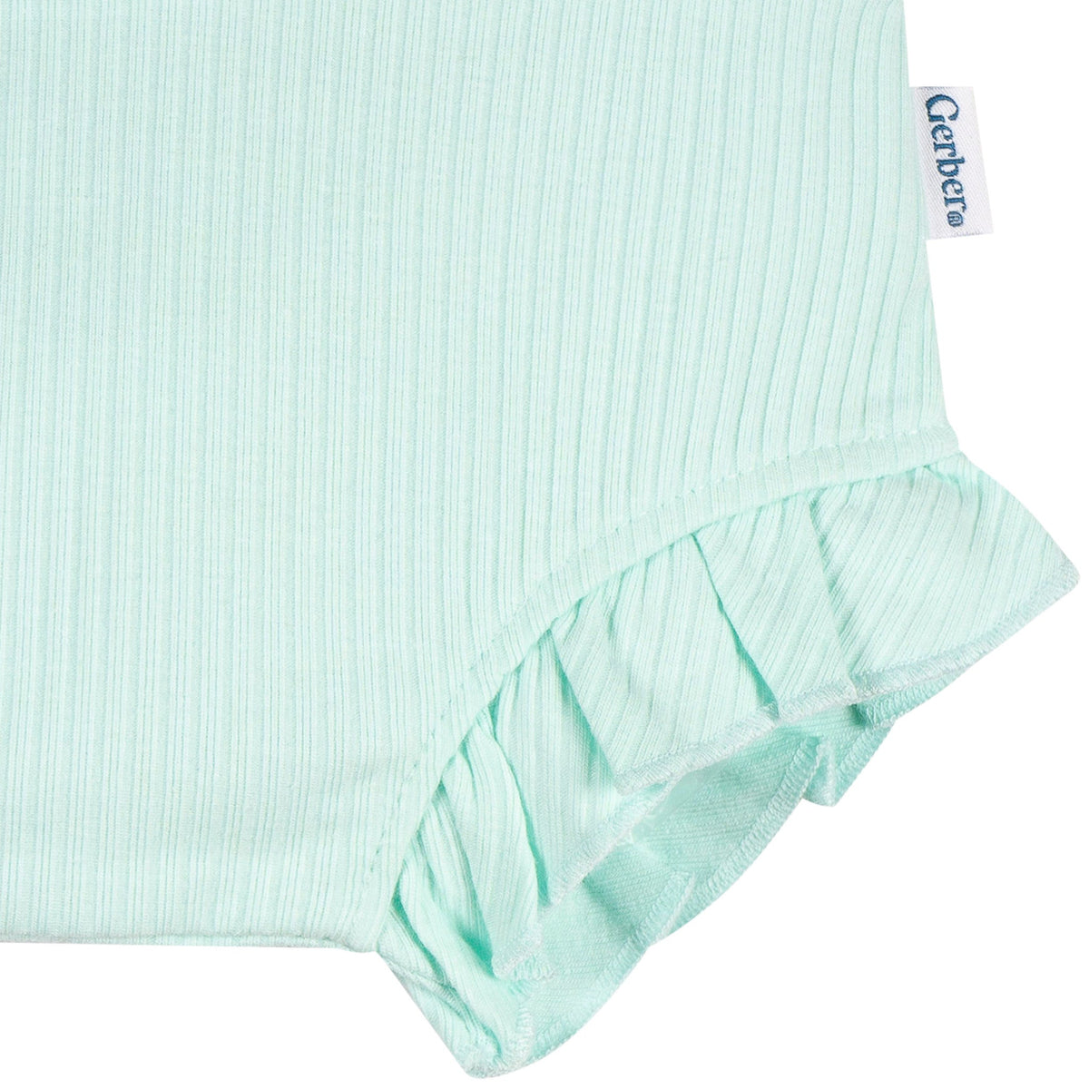3-Pack Baby Girls Aqua, Gray & Purple Bubble Shorts-Gerber Childrenswear Wholesale