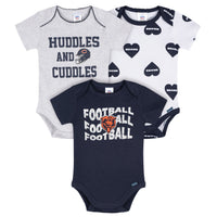 3-Pack Baby Girls Chicago Bears Bodysuit Set