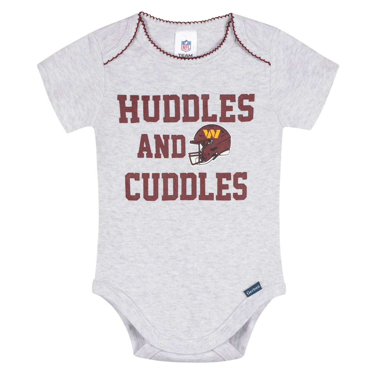 3-Pack Baby Girls Commanders Bodysuit Set, view 2