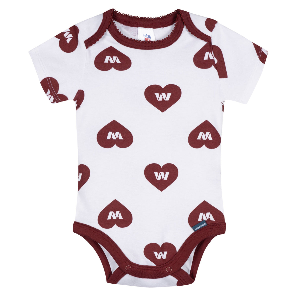 3-Pack Baby Girls Commanders Bodysuit Set, view 3