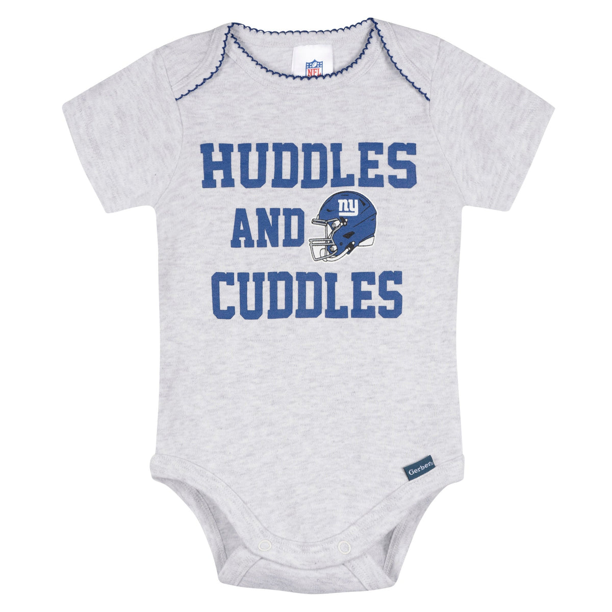 3-Pack Baby Girls New York Giants Bodysuit Set, view 2
