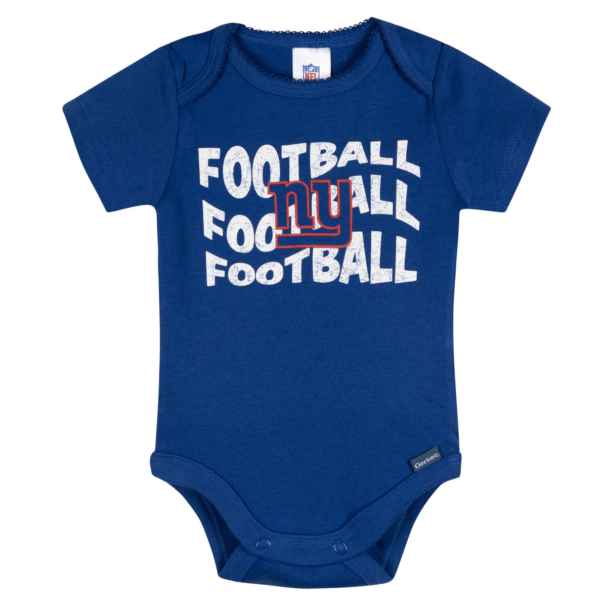 3-Pack Baby Girls New York Giants Bodysuit Set, view 4