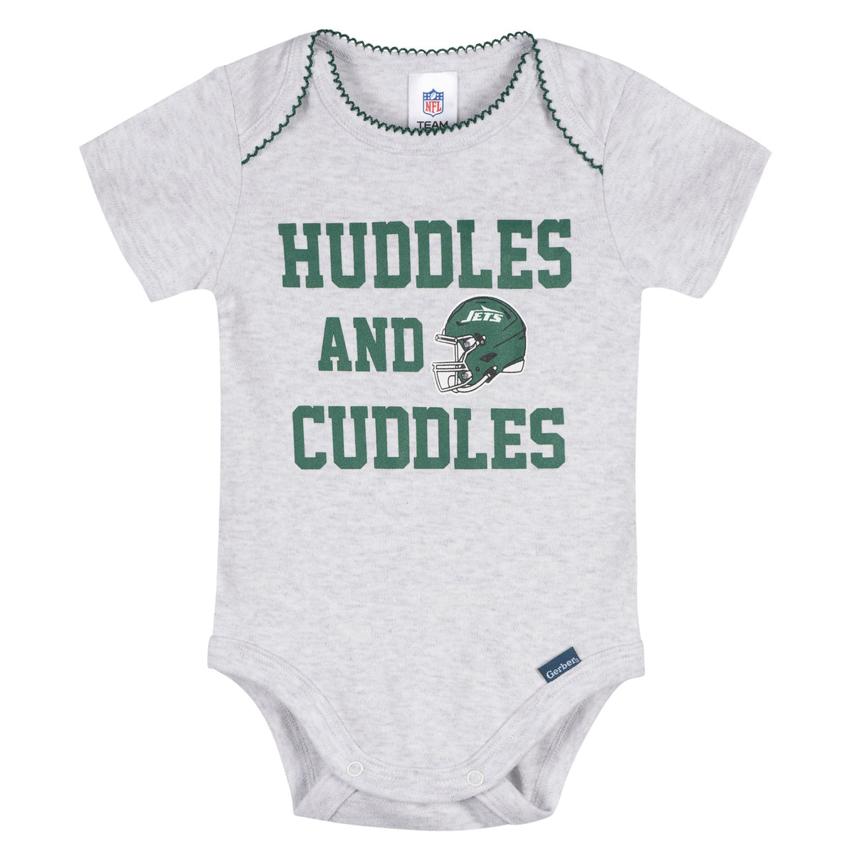 3-Pack Baby Girls New York Jets Bodysuit Set, view 2