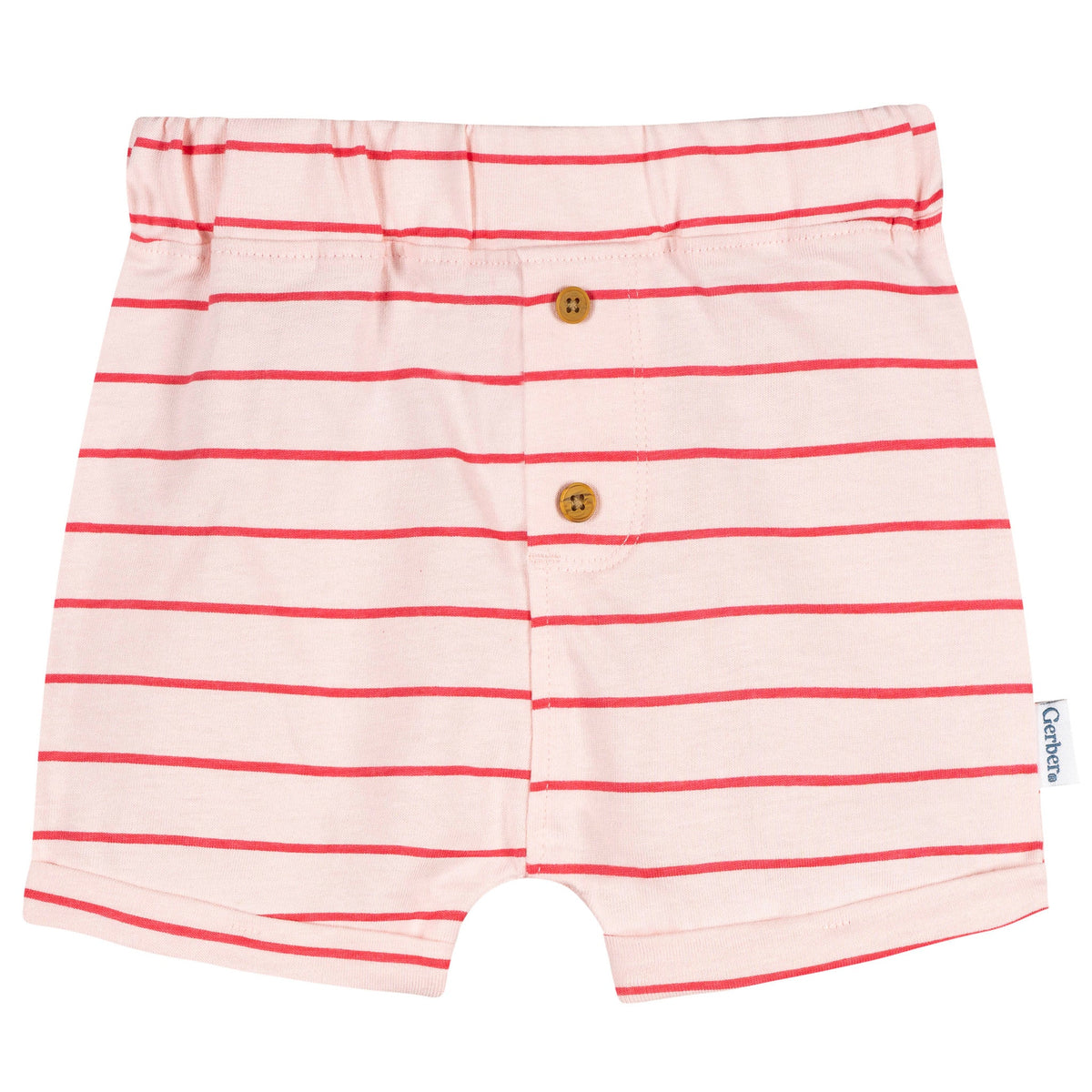 3-Pack Baby Girls Pink Shorts-Gerber Childrenswear Wholesale
