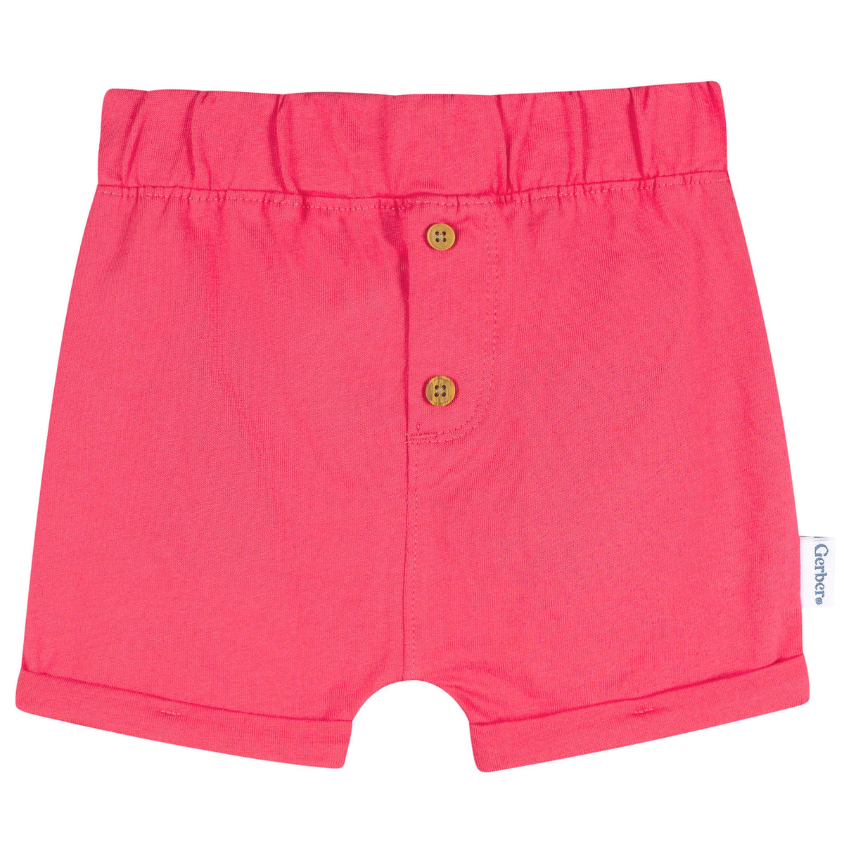 3-Pack Baby Girls Pink Shorts-Gerber Childrenswear Wholesale