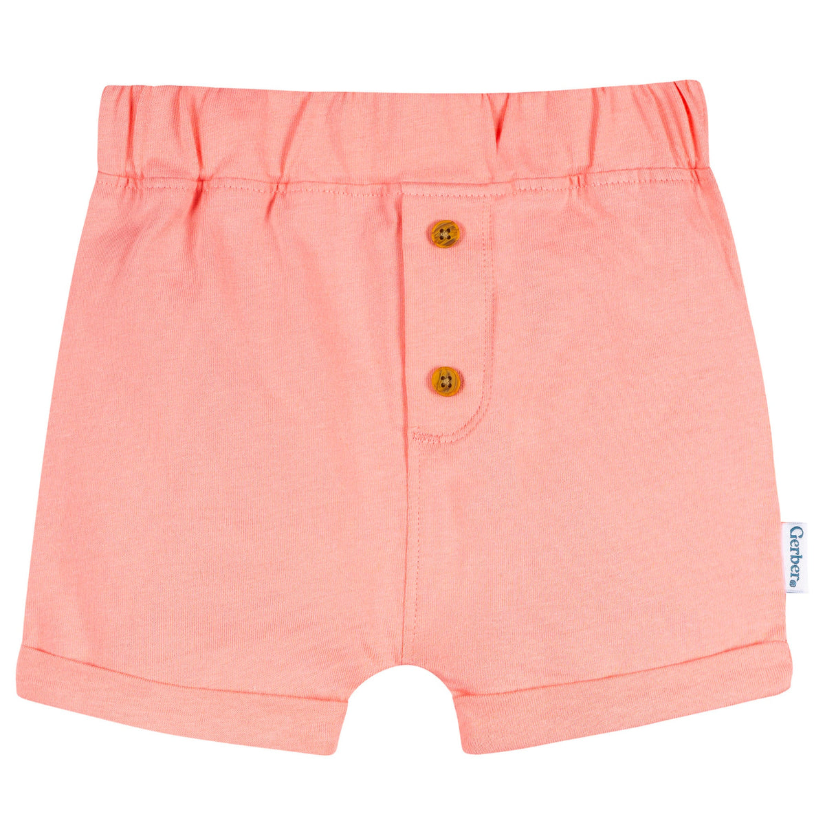 3-Pack Baby Girls Pink Shorts-Gerber Childrenswear Wholesale