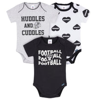 3-Pack Baby Girls Las Vegas Raiders Bodysuit Set