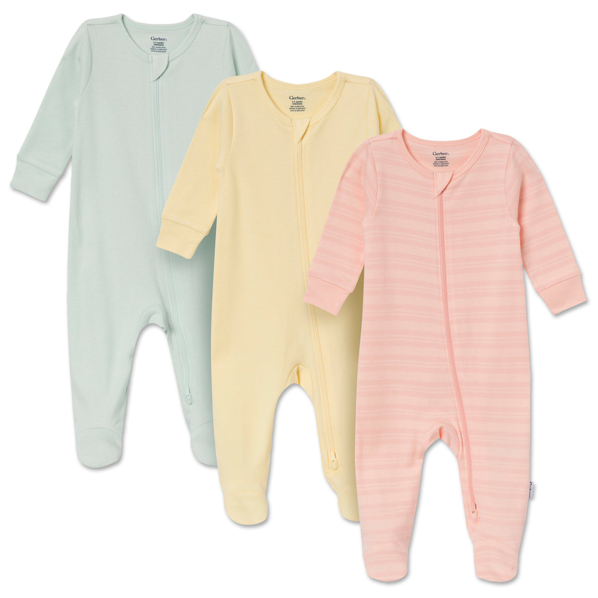 3-Pack Baby Neutral Peach Sleep 'N Play