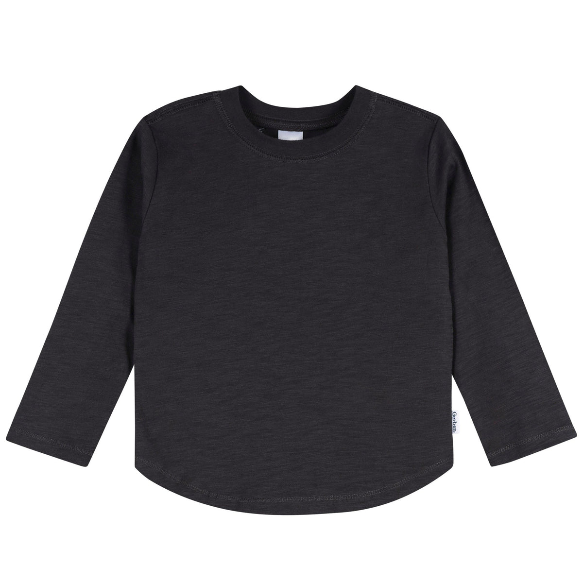 3-Pack Infant & Toddler Boys Black/White/Grey Long Sleeve Shirts, view 2