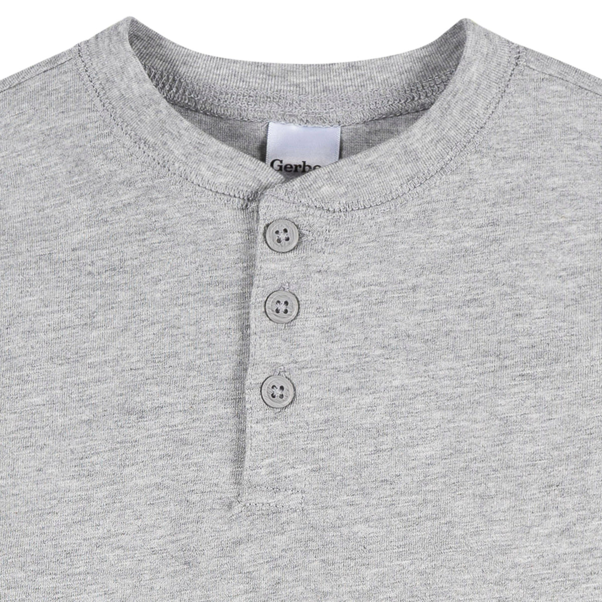 3-Pack Infant & Toddler Boys Black/White/Grey Long Sleeve Shirts, view 5