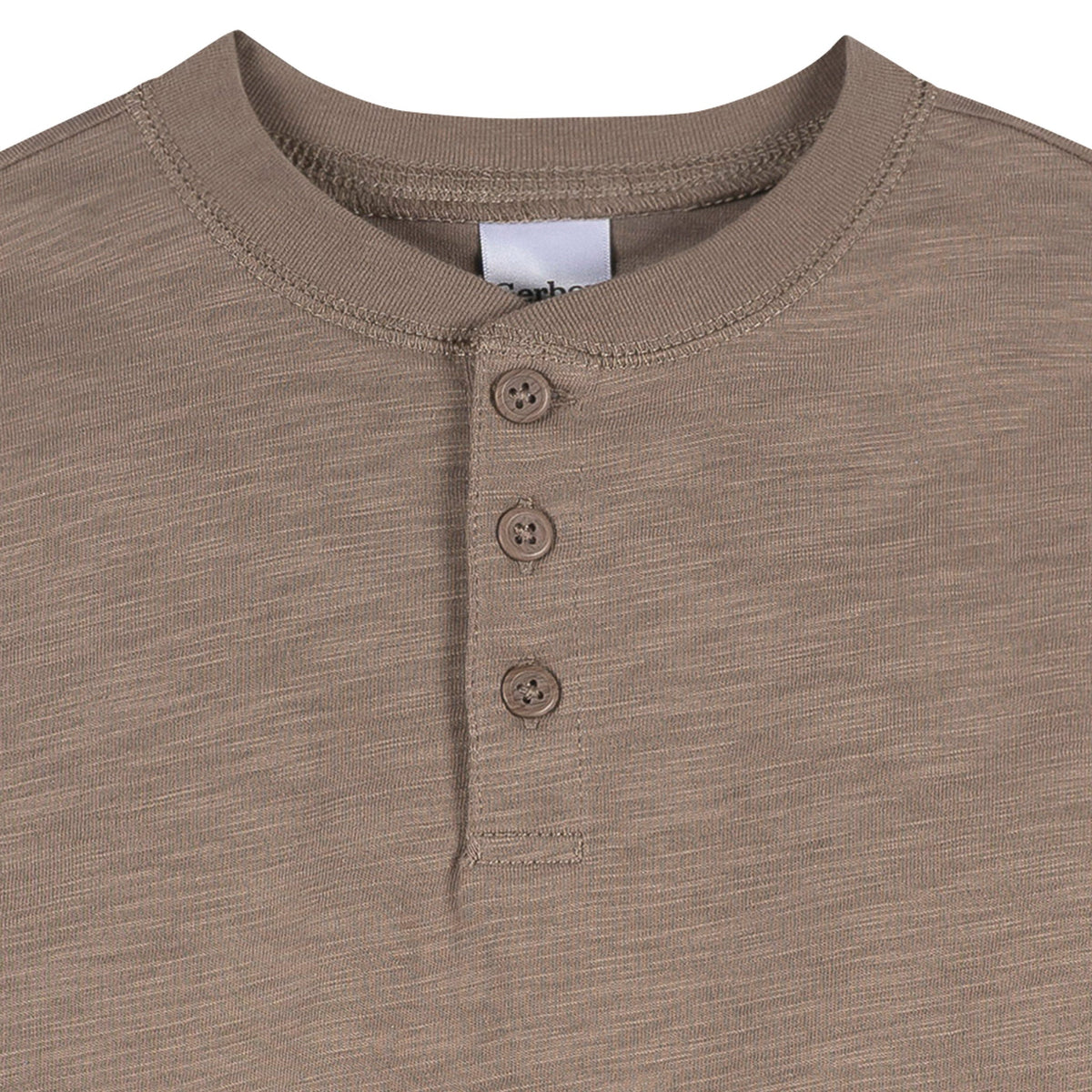 3-Pack Infant & Toddler Boys Green/Brown/Oatmeal Long Sleeve Shirts, view 5