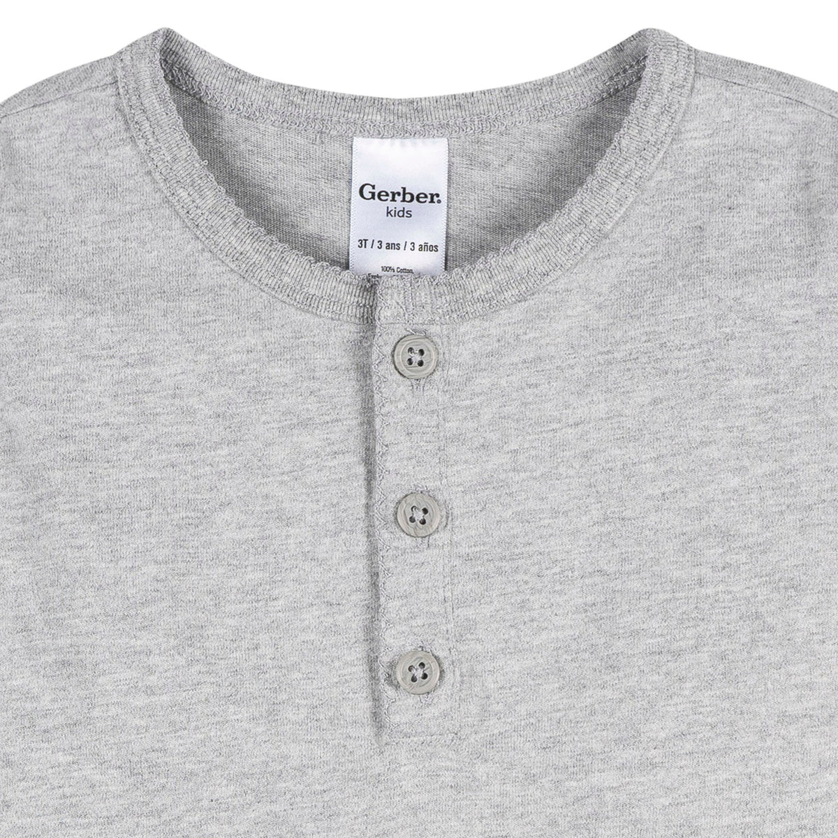 3-Pack Infant & Toddler Girls Black/White/Grey Long Sleeve Shirts, view 4