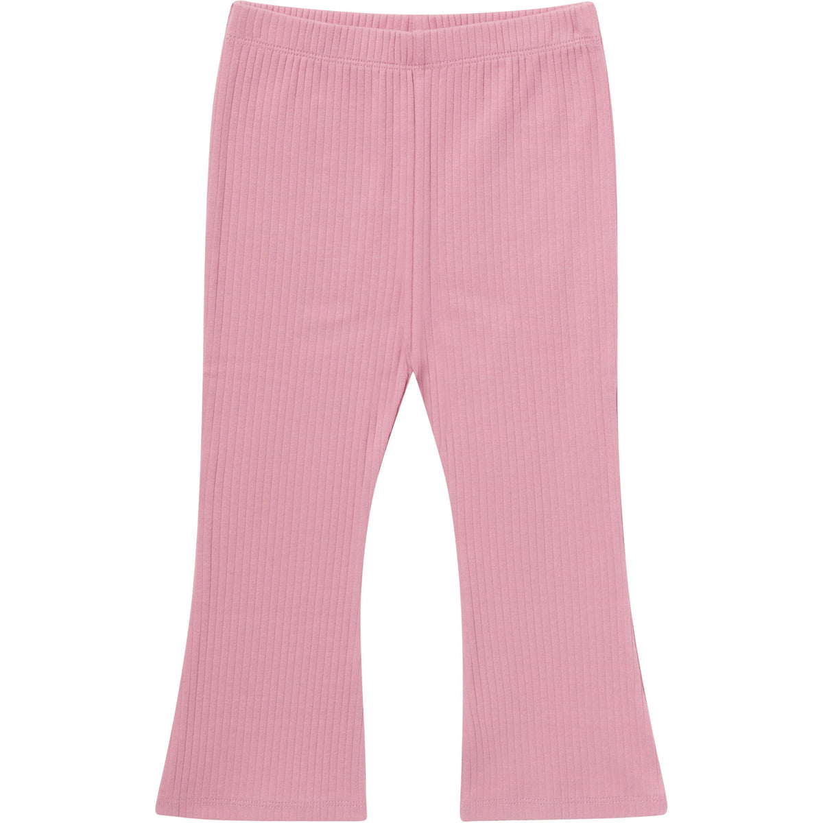 3-Pack Infant & Toddler Girls Gray and Pink Textured Flare Leggings, view 2
