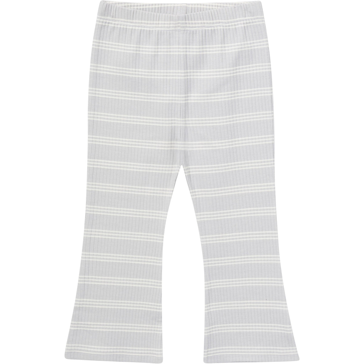 3-Pack Infant & Toddler Girls Gray and Pink Textured Flare Leggings, view 4