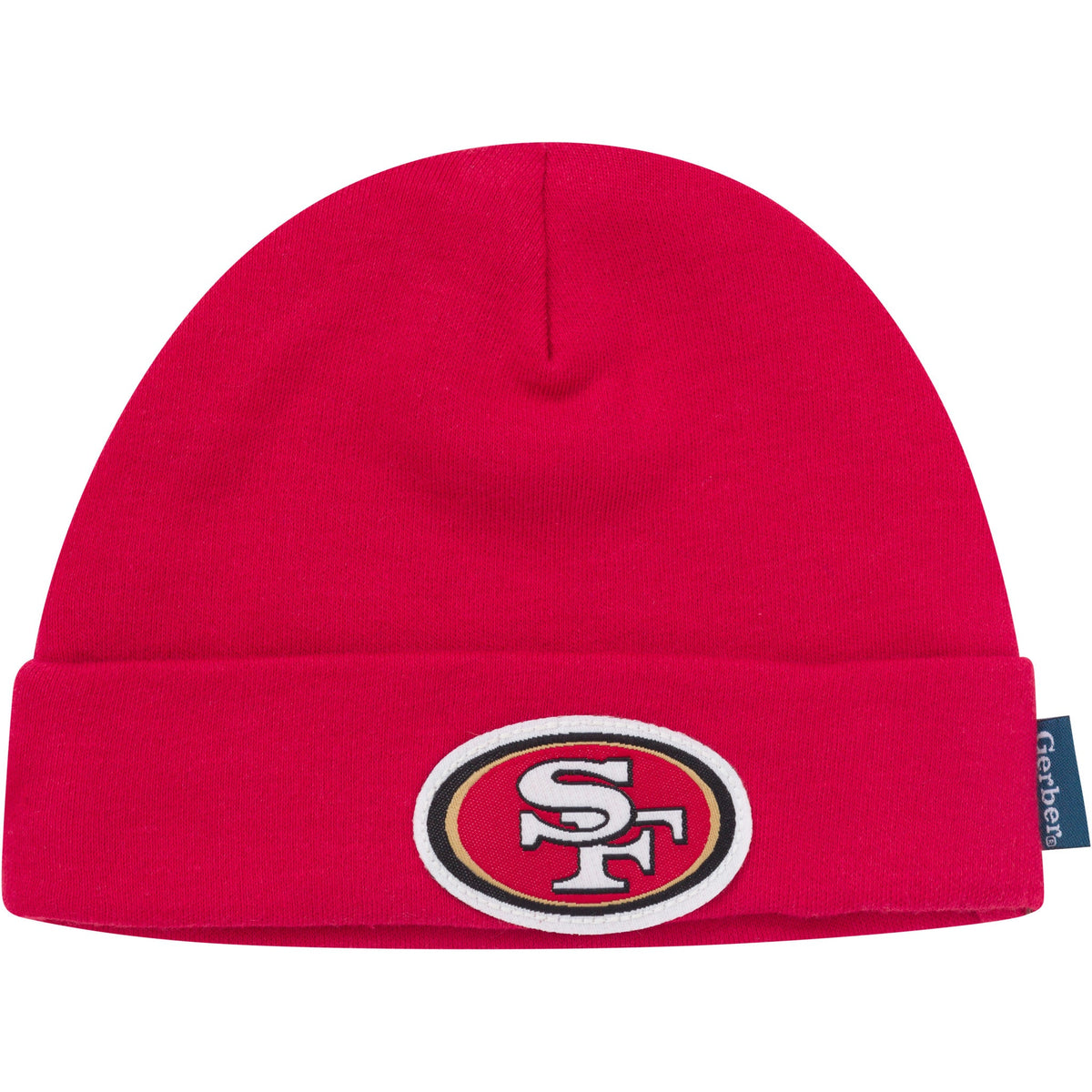 3-Piece Baby Boys 49ers Onesies Bodysuit, Active Pant and Cap, view 2