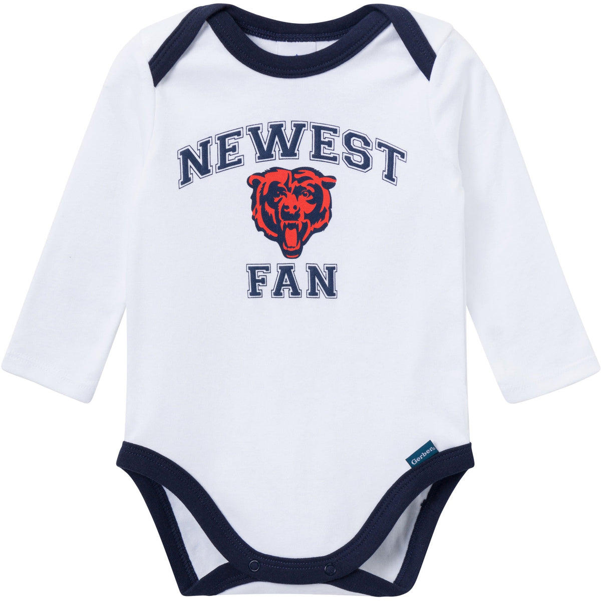 3-Piece Baby Boys Chicago Bears Bodysuit, Active Pant and Cap, view 3