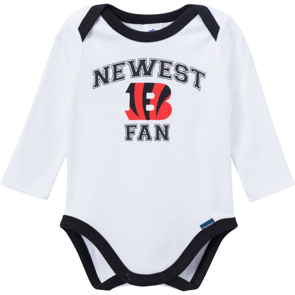 3-Piece Baby Boys Cincinatti Bengals Bodysuit, Active Pant and Cap, view 3