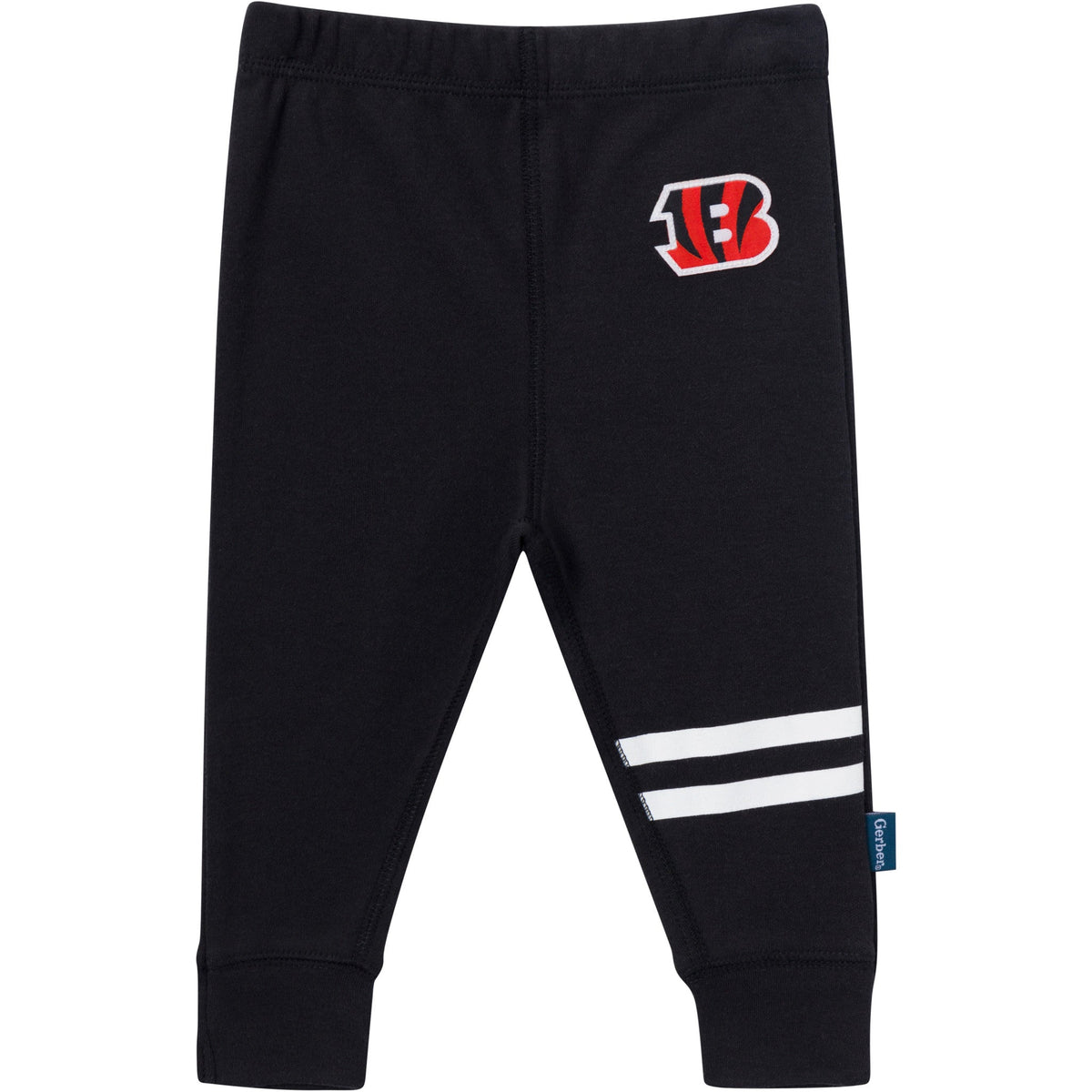3-Piece Baby Boys Cincinatti Bengals Bodysuit, Active Pant and Cap, view 4