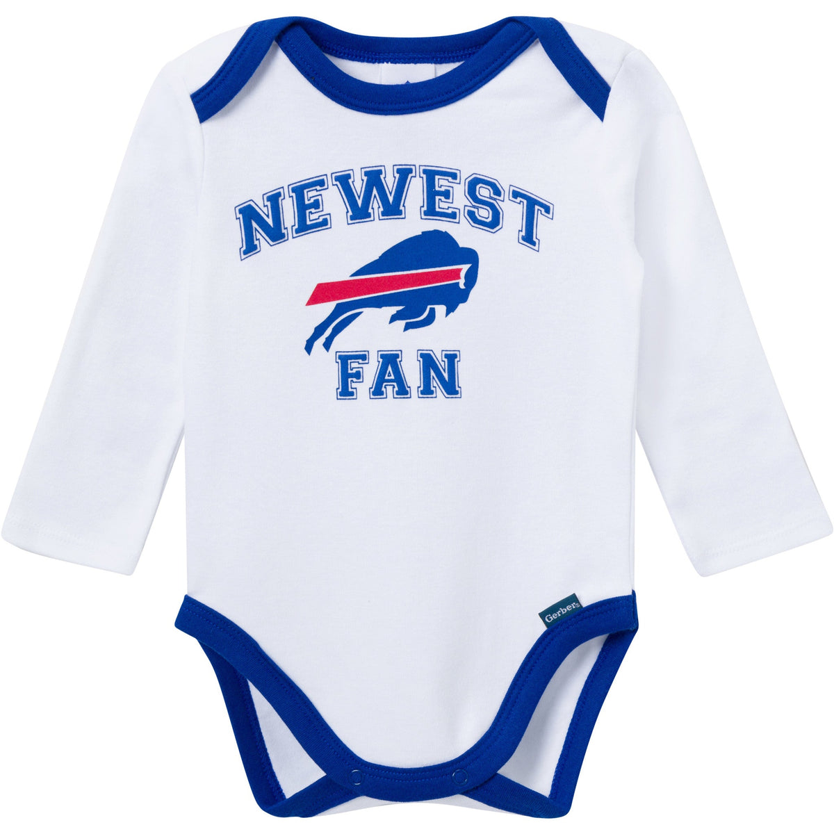 3-Piece Baby Boys Buffalo Bills Bodysuit, Active Pant and Cap, view 3