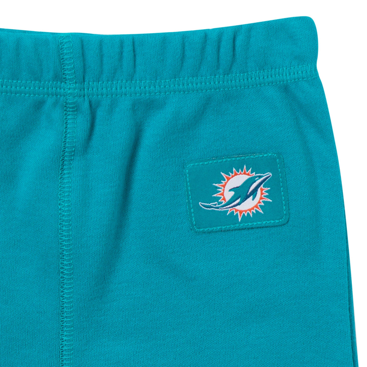 3-Piece Baby Boys Miami Dolphins Bodysuit, Active Pant and Cap, view 5