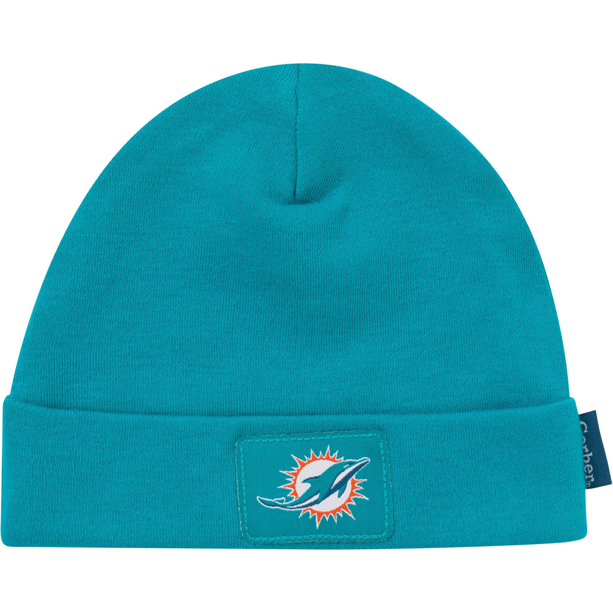 3-Piece Baby Boys Miami Dolphins Bodysuit, Active Pant and Cap, view 2