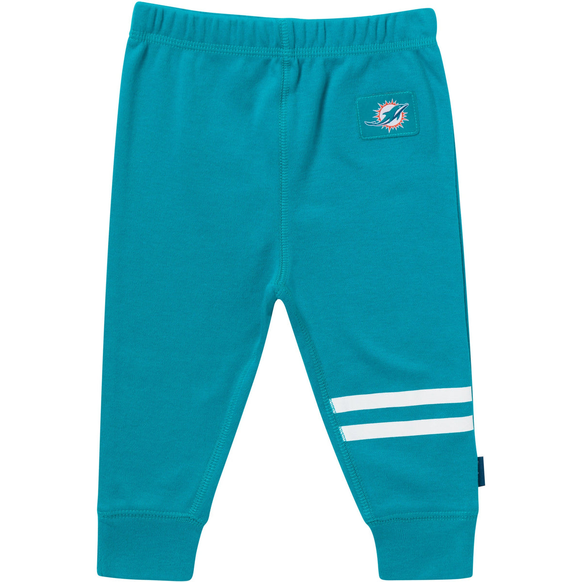 3-Piece Baby Boys Miami Dolphins Bodysuit, Active Pant and Cap, view 4
