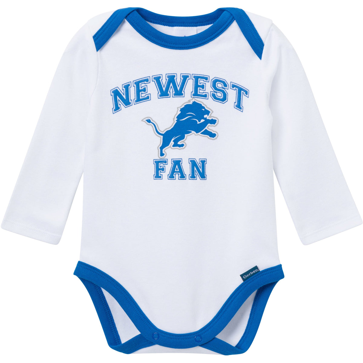 3-Piece Baby Boys Detroit Lions Bodysuit, Active Pant and Cap, view 3