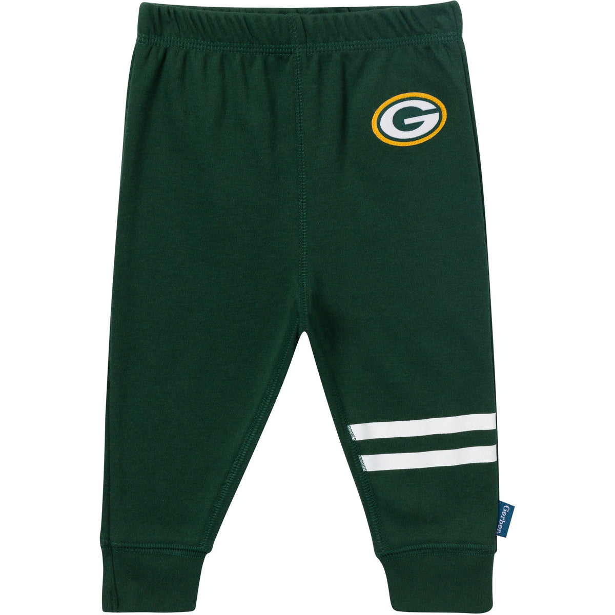 3-Piece Baby Boys Green Bay Packers Bodysuit, Active Pant and Cap, view 4